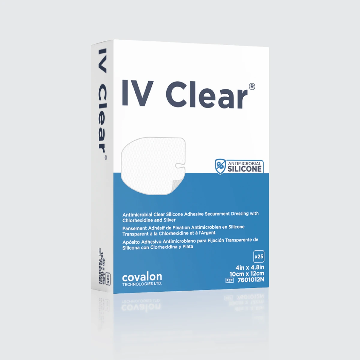 IV Clear 2.0 notch dressing carton